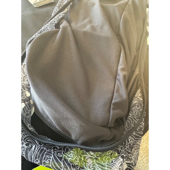 OP Ocean Pacific Dama Black Size Size XL Black One Piece Swimsuit NWT Padded Cup - Picture 5 of 7